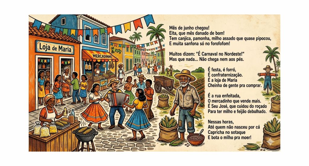 Junho chega e com ele a alegria da cultura nordestina.
