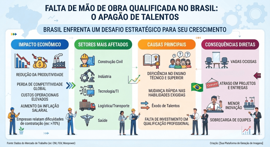 Falta de Mão de Obra: Realidade do Brasil e do&nbsp;Seridó